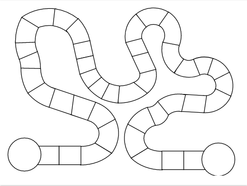 blank candyland game board template